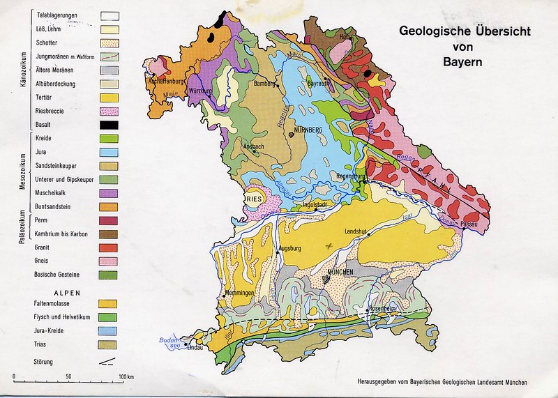 Mapa Geológico de Alemania